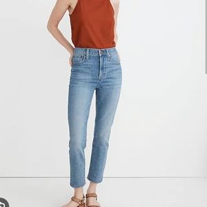 Brand new without tags madewell perfect vintage crop jeans